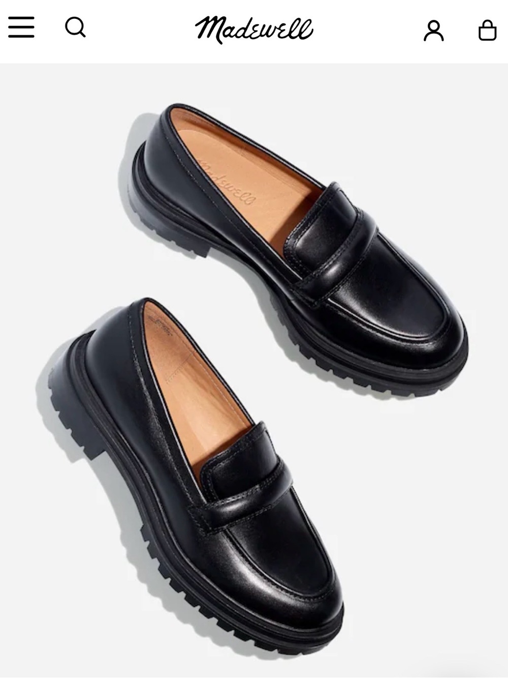 Madewell Bradley Lugsole Loafers